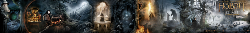 Illustration for article titled Massive Hobbit scroll shows off 10 gorgeous scenes from Peter Jackson's movie